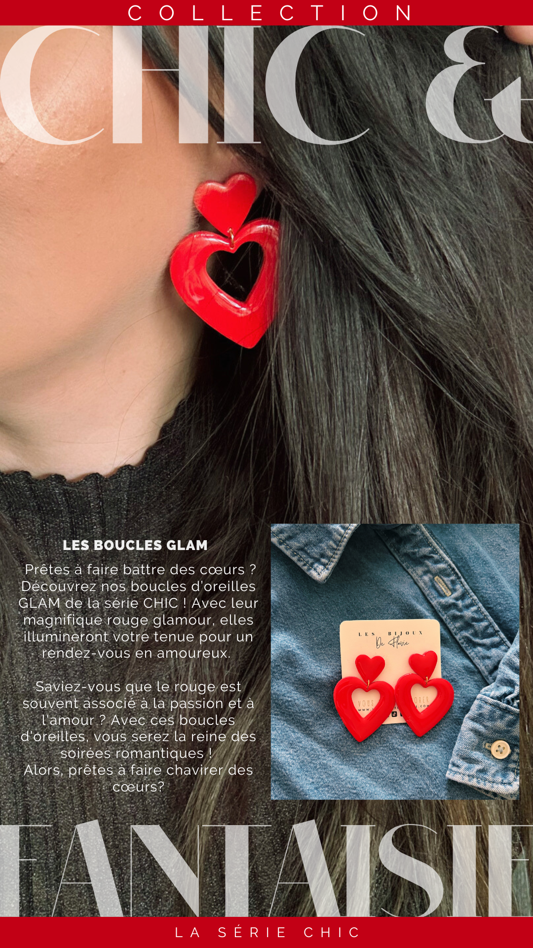 Boucle d’oreille GLAM