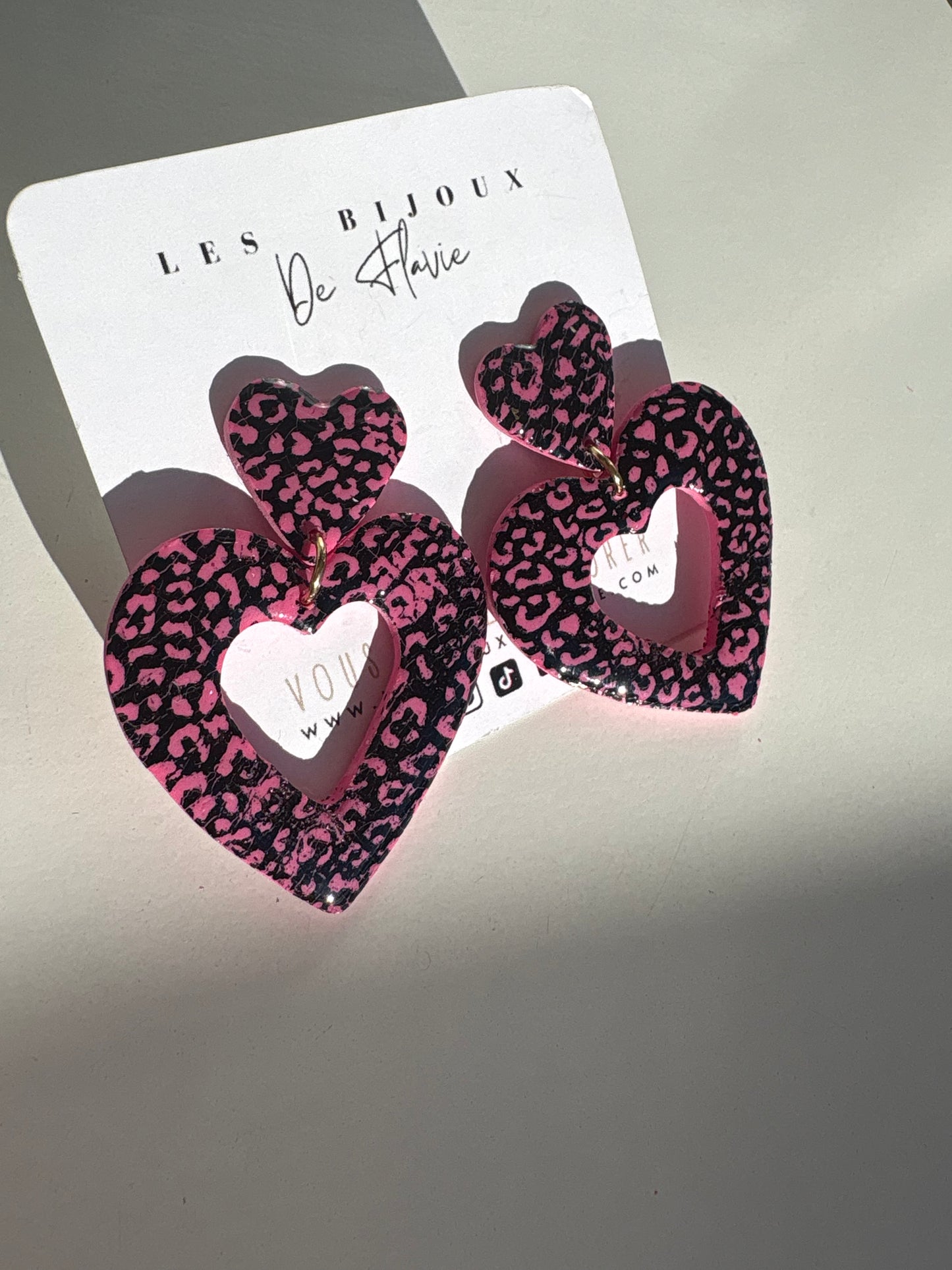 Les Boucles LÉONA PINK