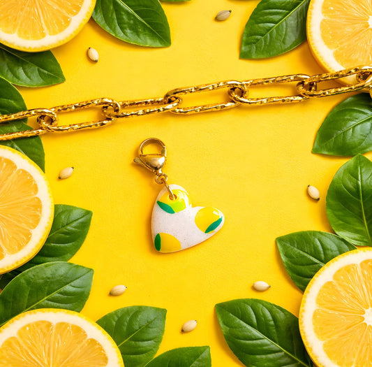 Charms Heart LEMON