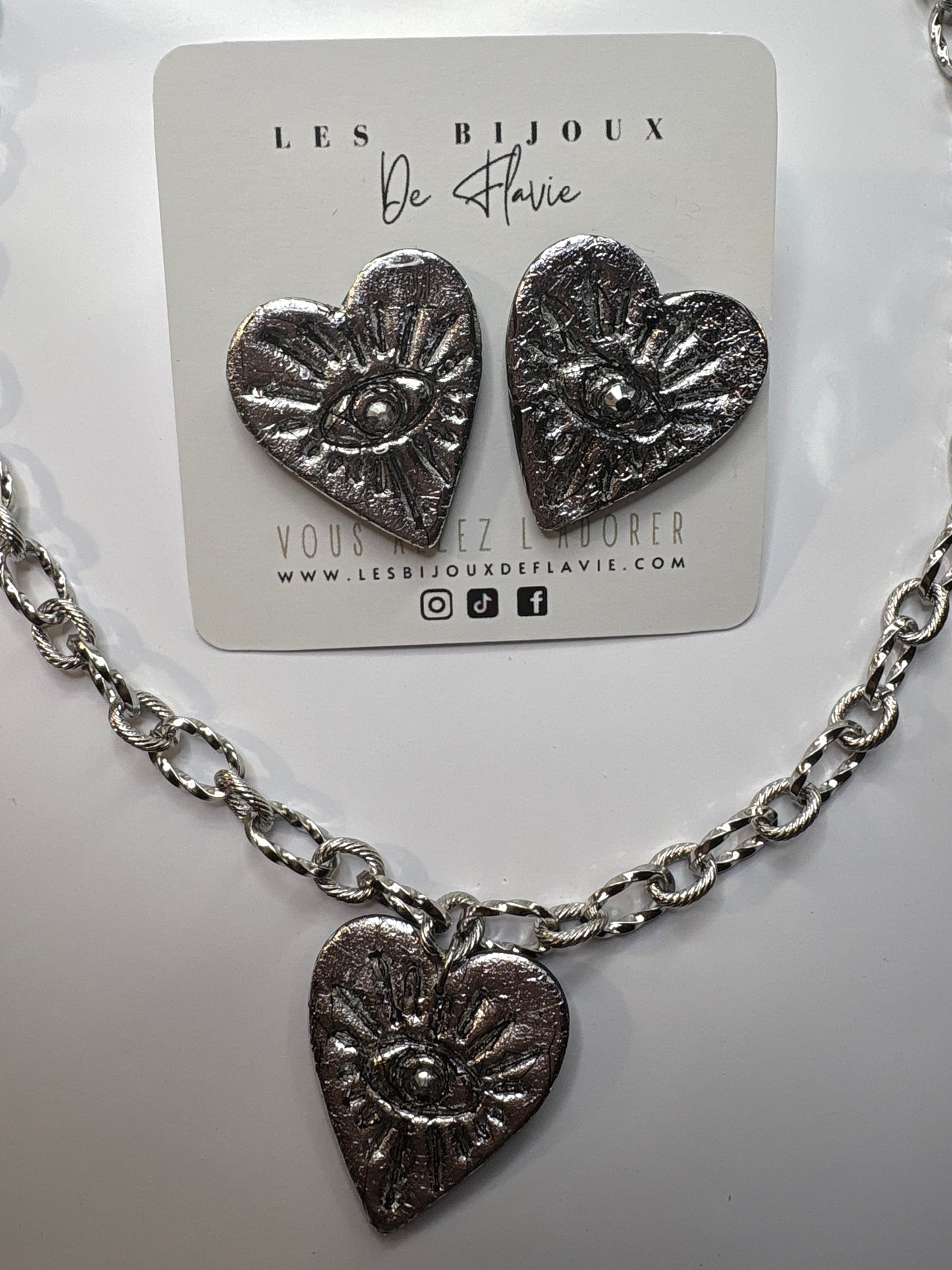 Le Collier KÉZIA (argenté)