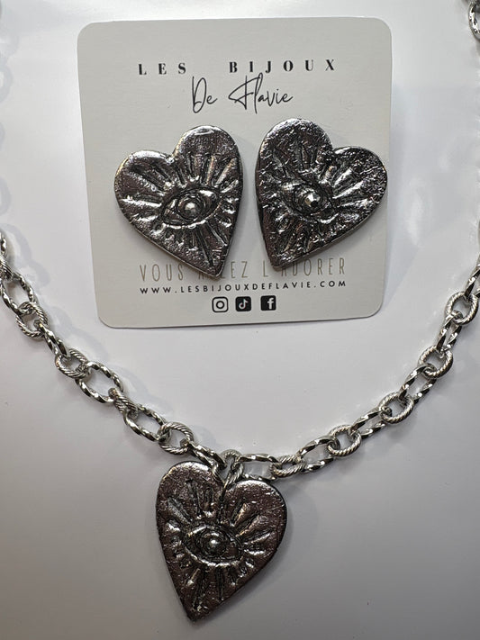 Le Collier KÉZIA (argenté)