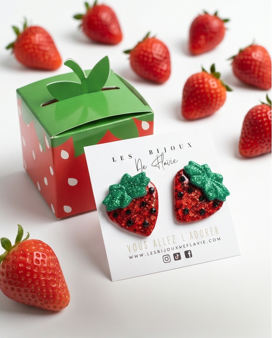 Les Boucles STRAWBERRY