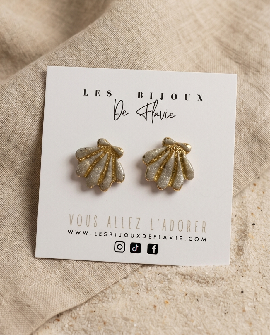 Les Puces d'oreilles MINI PALMA