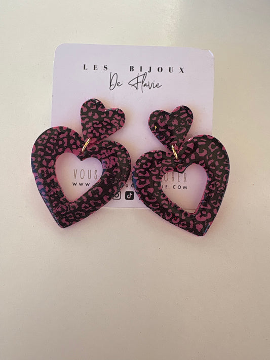 Les Boucles LÉONA PINK