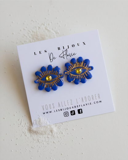 Les puces d'oreilles MAUVAIS OEIL🧿