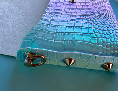 Pochette SIGNATURE BLEU SIRÈNE
