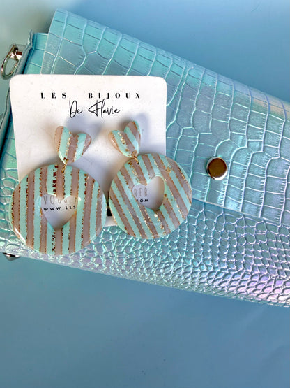 Pochette SIGNATURE BLEU SIRÈNE