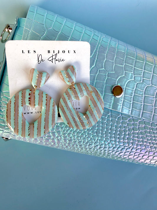 Pochette SIGNATURE BLEU SIRÈNE