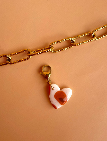 Charms Heart ABRICOT