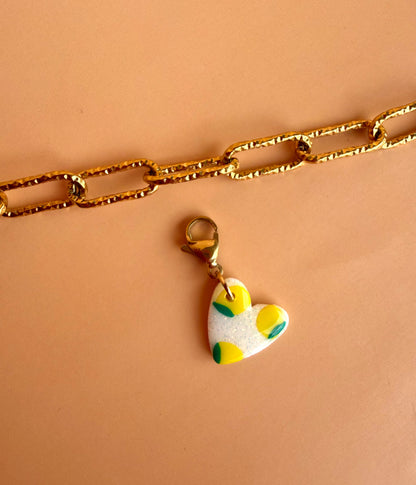 Charms Heart LEMON