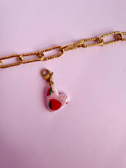 Charms Heart FRAISE