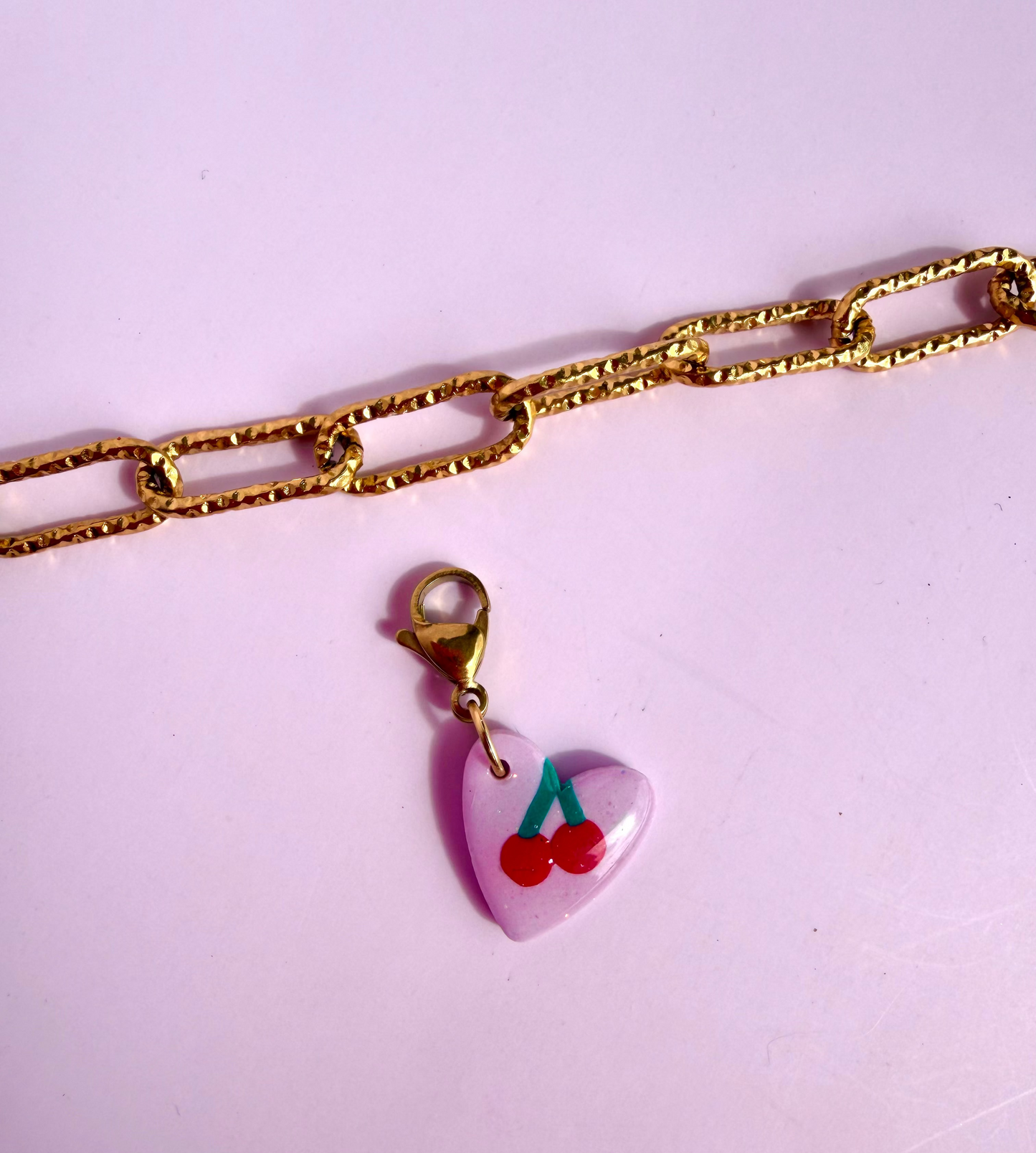 Charms Heart CHERRY