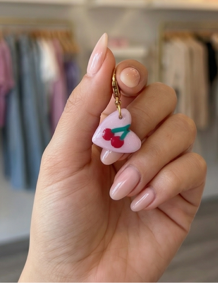 Charms Heart CHERRY