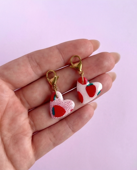 Charms Heart FRAISE