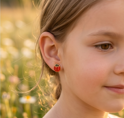 Boucle d’oreille COCCINELLES🐞