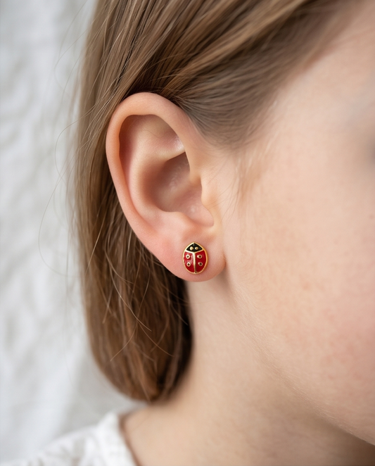 Boucle d’oreille COCCINELLES🐞