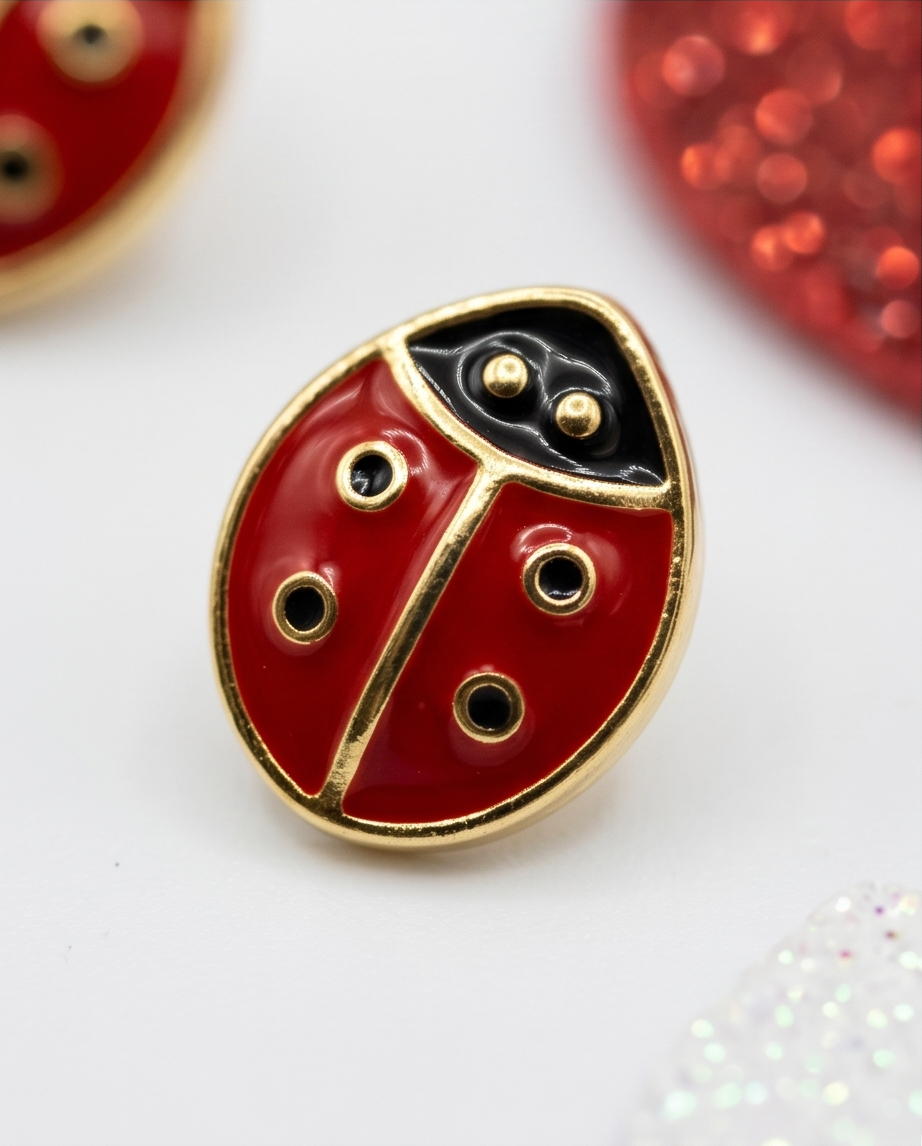 Boucle d’oreille COCCINELLES🐞