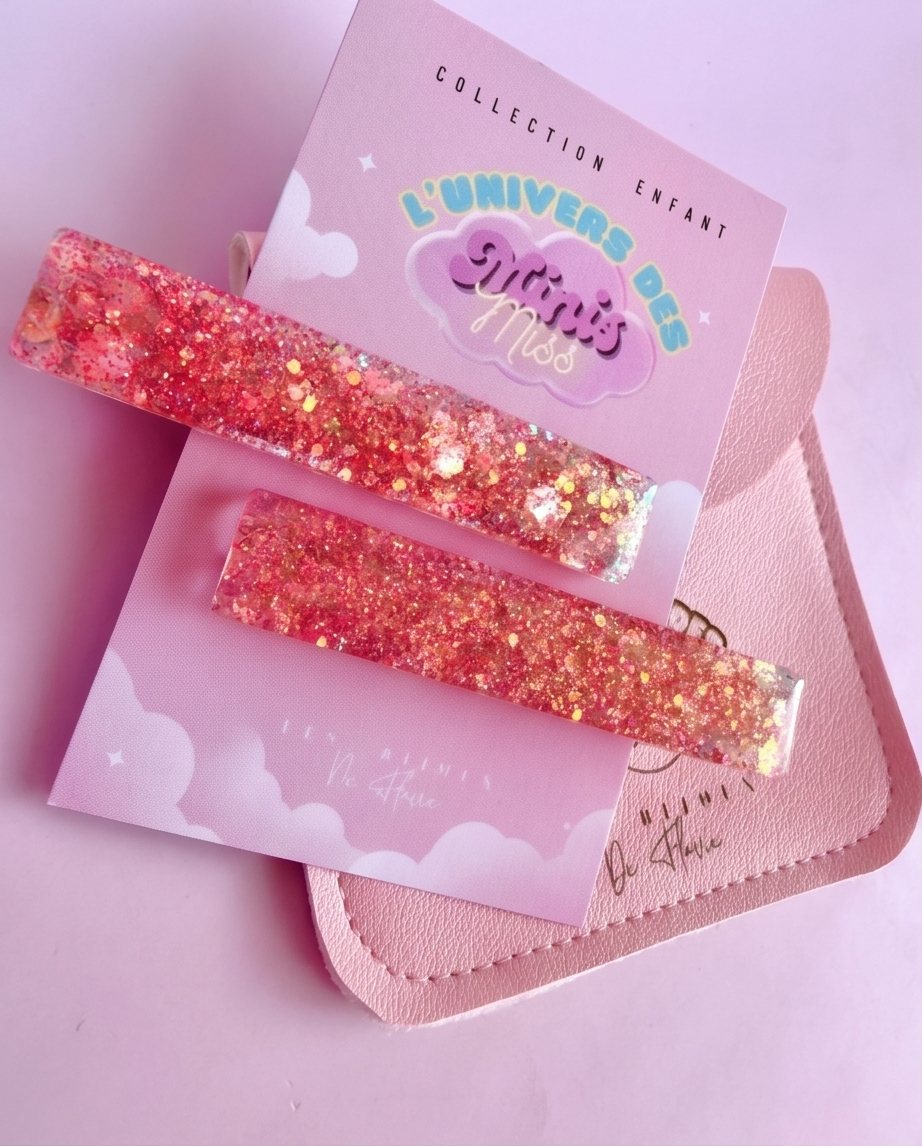 Barrette PINK SPARKLE