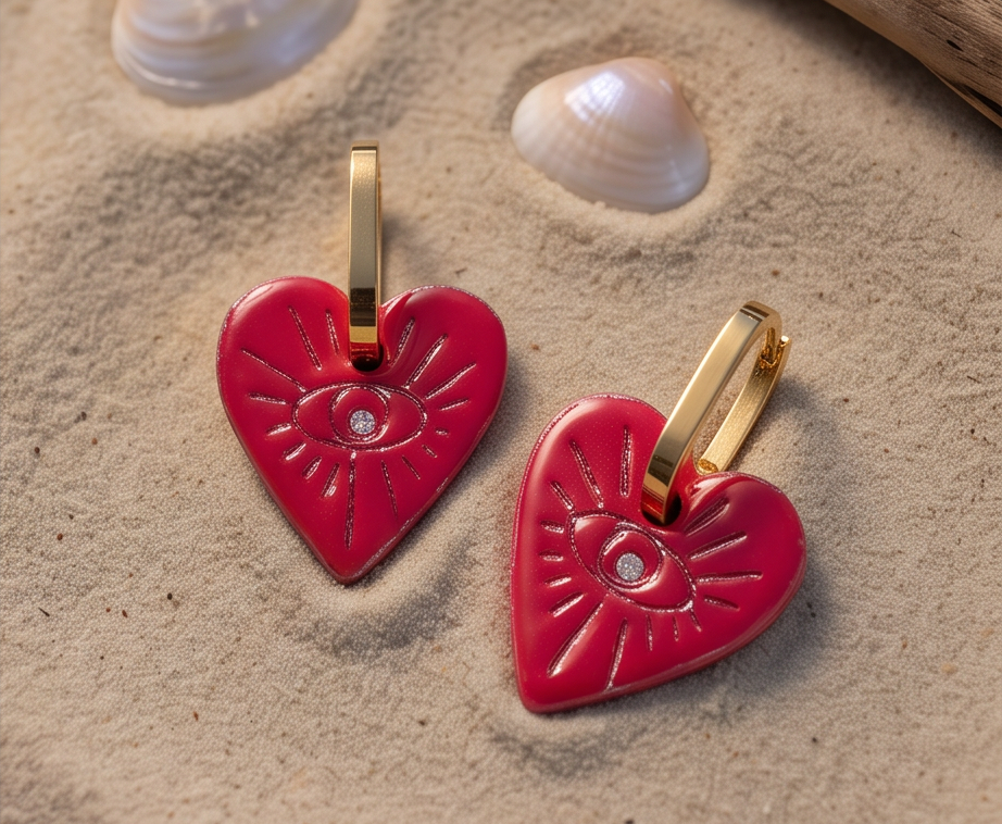 COEUR, ROUGE, ex voto