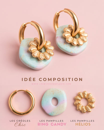boucle d'oreille, composition, idée, mode, style